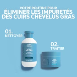 Shampoing Purifiant Pour Cheveux Gras Scalp Balance Invigo Wella 1000ml -Haircare Soldes 118.11 6 55164.1693923267