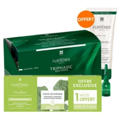 Routine Antichute Réactionnelle X24 René Furterer -Haircare Soldes rene triphasic antichute reactionnelle 58818.1686148954